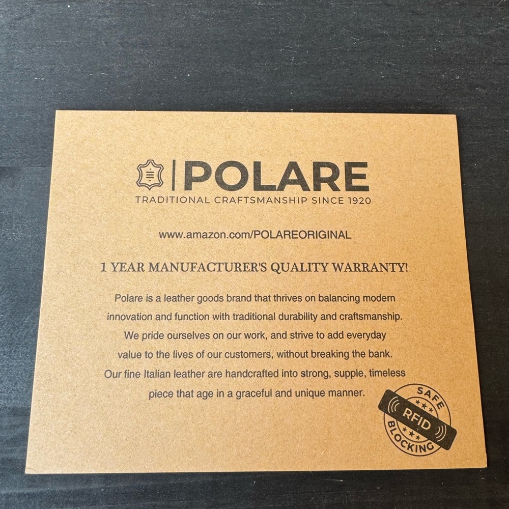 RFID Blocking Leather Key & Card Holder - Tan